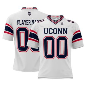 UConnHuskiesProSphereNILPick-A-PlayerFootballJersey-White
