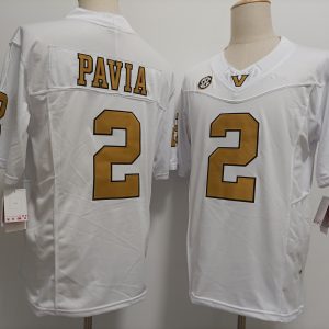VanderbiltCommodores_2DiegoPaviaWhiteGoldFUSECollegeFootballJersey-1