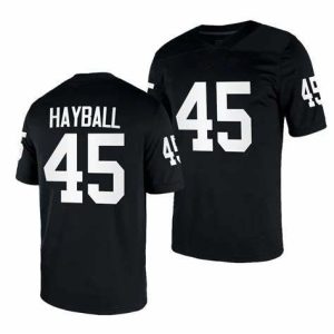 VanderbiltCommodores_45MatthewHayballBlackGameFootballJersey-1